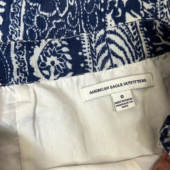 American Eagle cottage-core maxi skirt with two front cut outs. - Picture 3 of 5